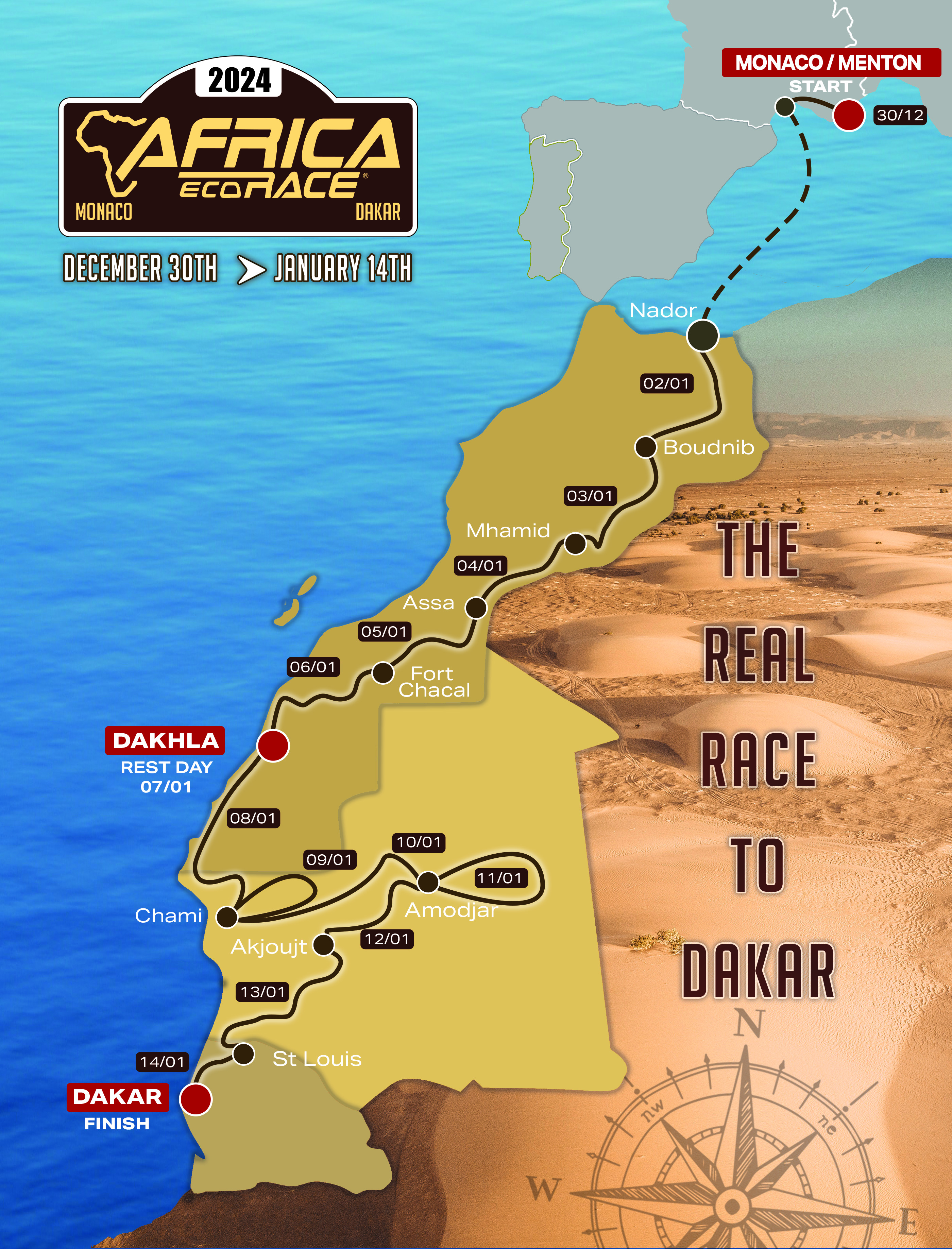 map_africaecorace_route-15th_edition